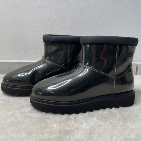 Koolaburra By Ugg #1126592 Women's Black Koola Clear Mini Boots Shoes Size  9 - Picture 1 of 14